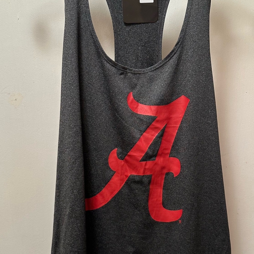 Gray Alabama Logo Tank Top